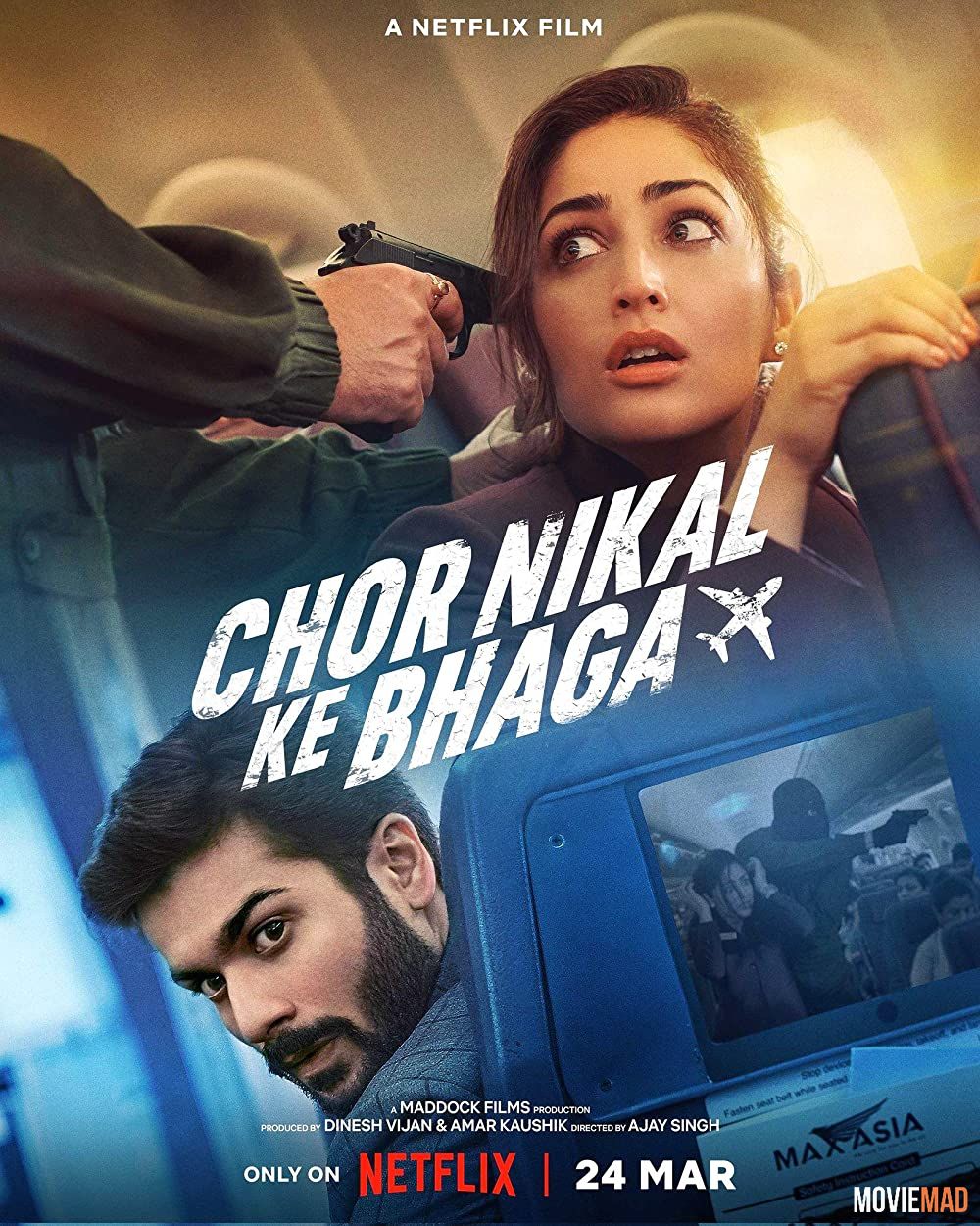 Chor Nikal Ke Bhaga (2023) Hindi ORG NF HDRip Full Movie 720p 480p