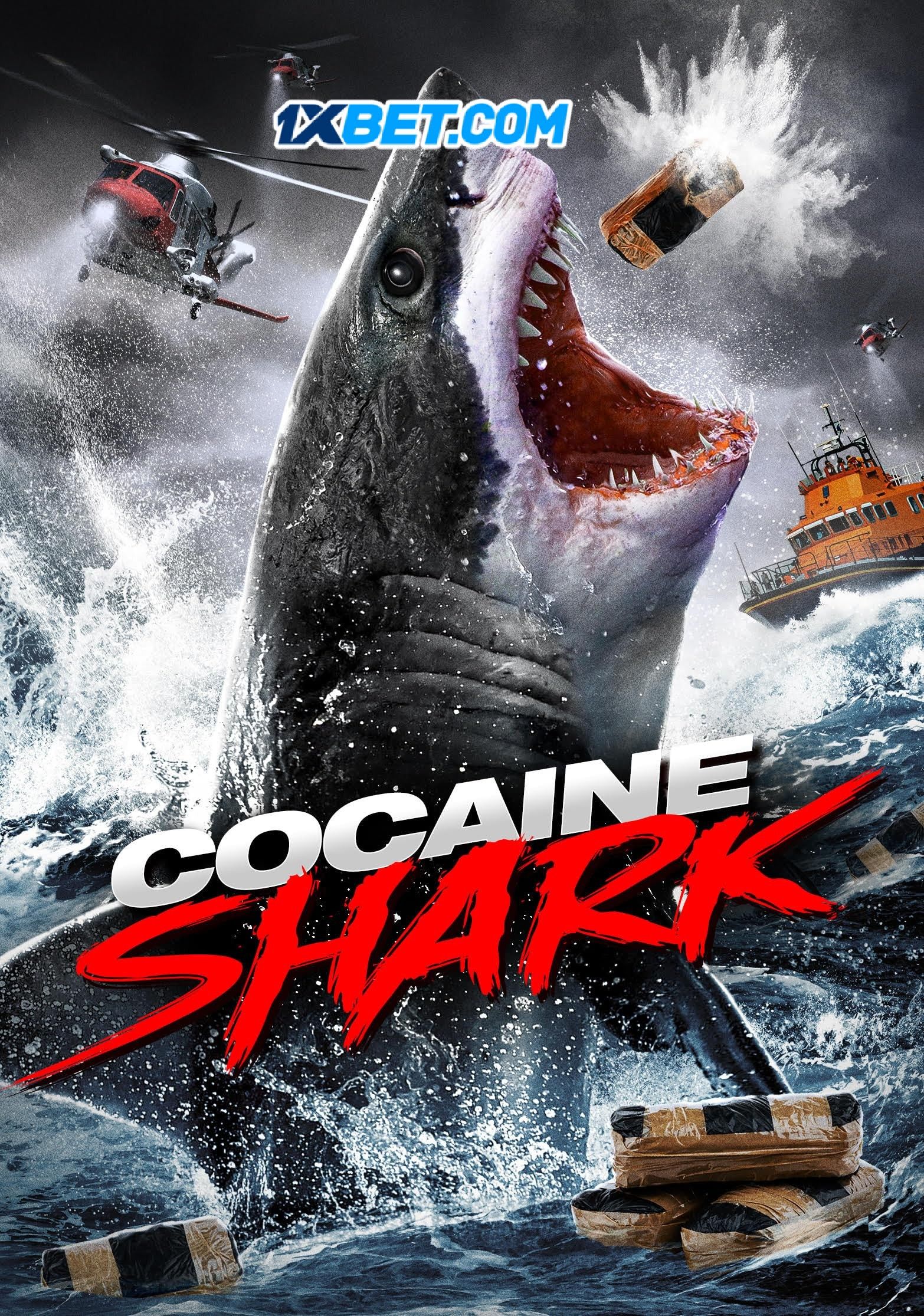 Cocaine Shark (2023) Hindi HQ Dubbed BluRay Full Movie 720p 480p