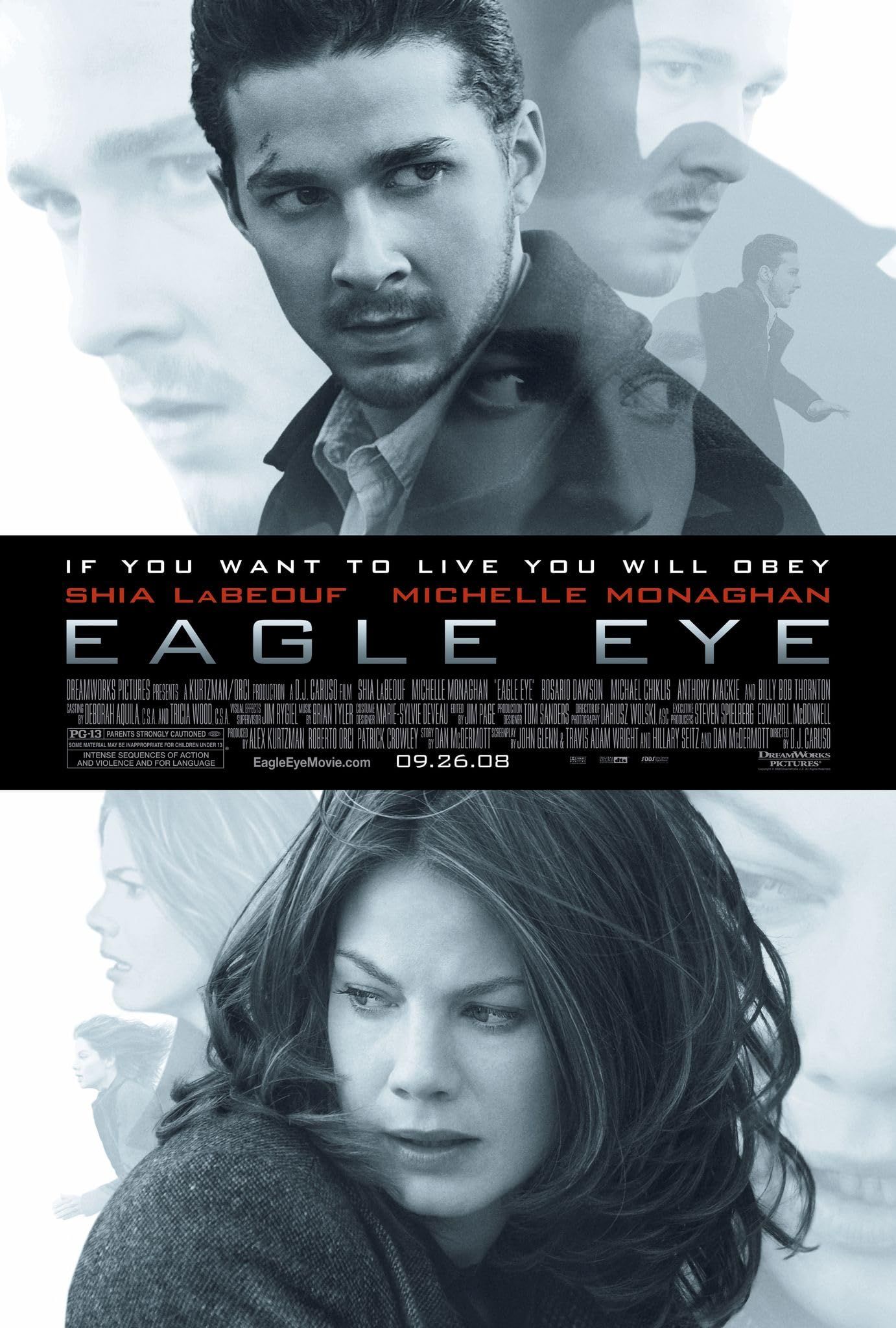 Eagle Eye (2008) Hindi Dubbed ORG Full Movie BluRay