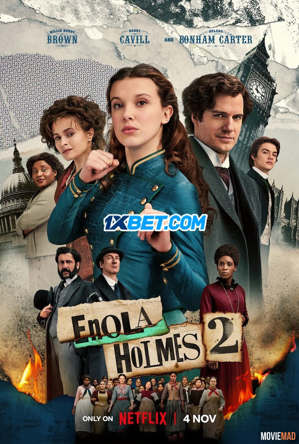 Enola Holmes 2 2022 Tamil (Voice Over) Dubbed WEBRip Full Movie 720p 480p