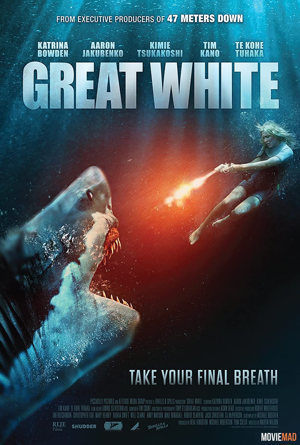 Great White 2021 Hindi Dubbed ORG BluRay Full Movie 1080p 720p 480p