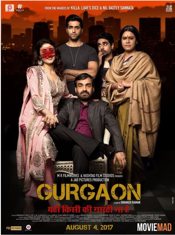 Gurgaon 2016 Hindi WEB DL Full Movie 720p 480p