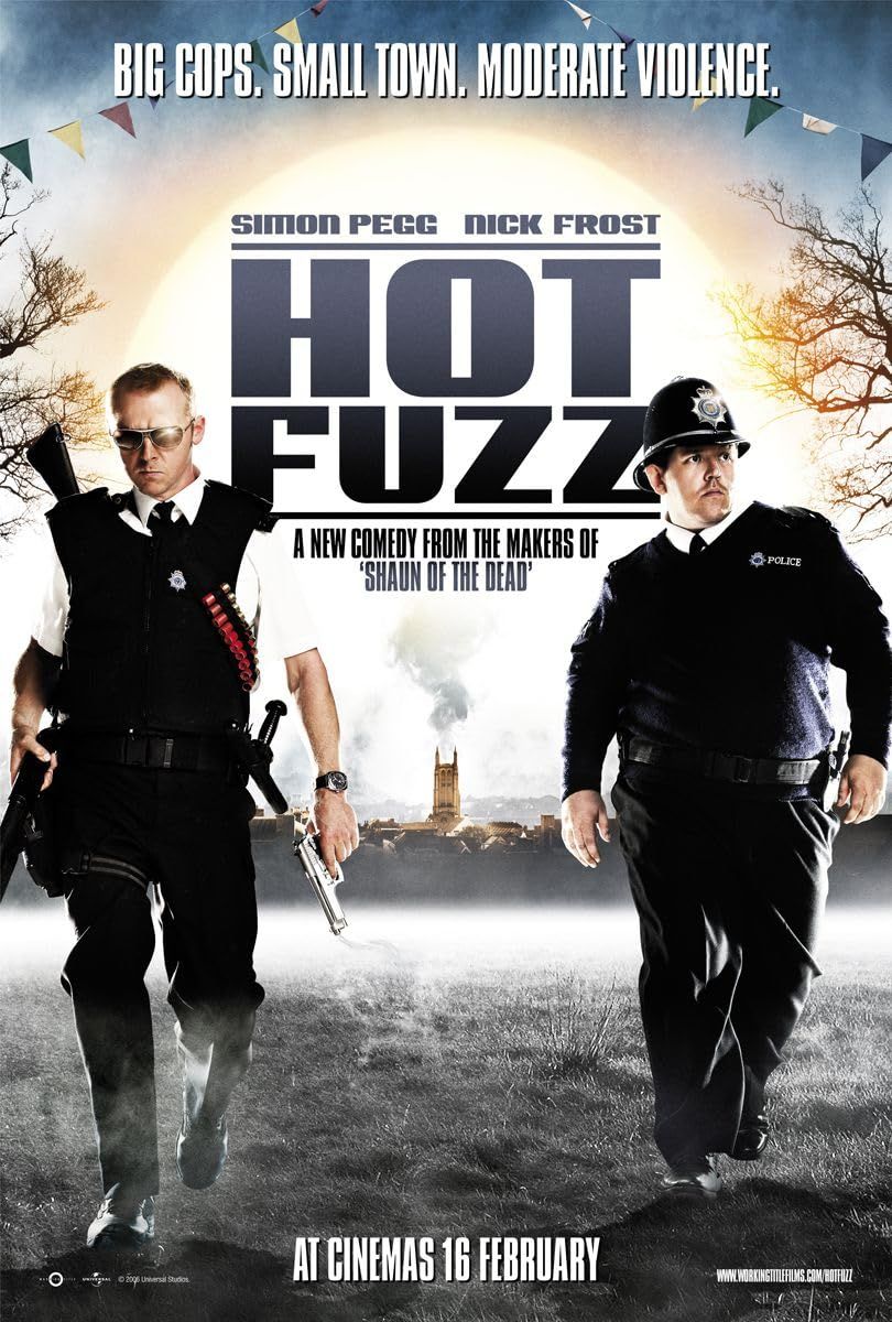 Hot Fuzz (2007) Hindi Dubbed ORG HDRip Full Movie 720p 480p