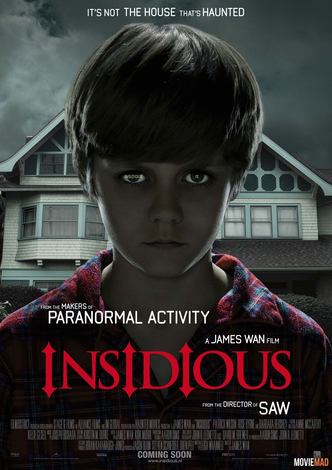 Insidious 2010 Hindi Dubbed BluRay Full Movie 720p 480p