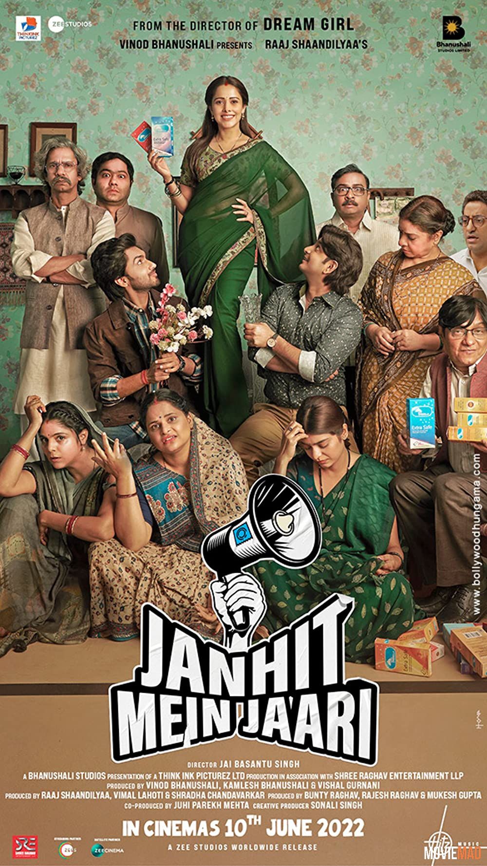 Janhit Mein Jaari (2022) Hindi ZEE5 HDRip Full Movie 720p 480p