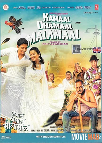 Kamaal Dhamaal Malamaal 2012 Hindi DVDRip Full Movie 720p 480p