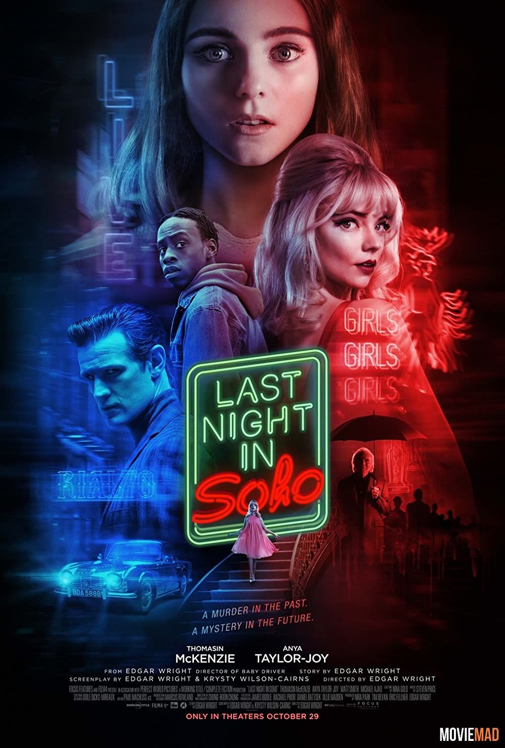 Last Night in Soho 2021 English AMZN HDRip Full Movie 720p 480p