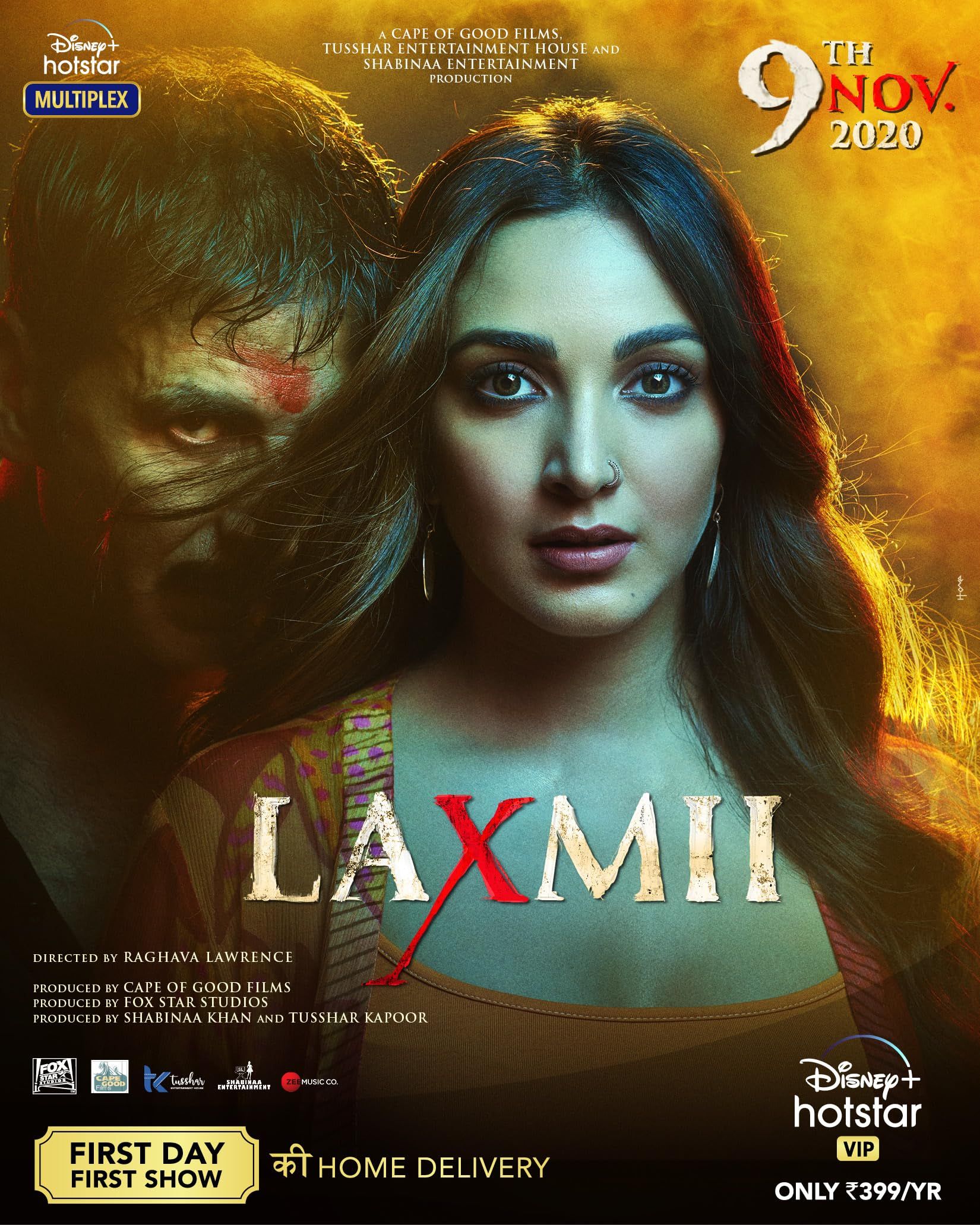 Laxmii (2020) Hindi ORG HDRip Full Movie 720p 480p