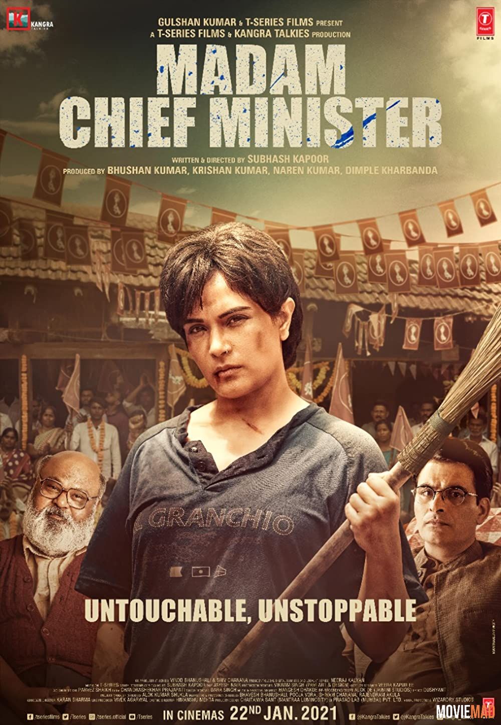 Madam Chief Minister 2021 Hindi WEB DL Full Movie 720p 480p