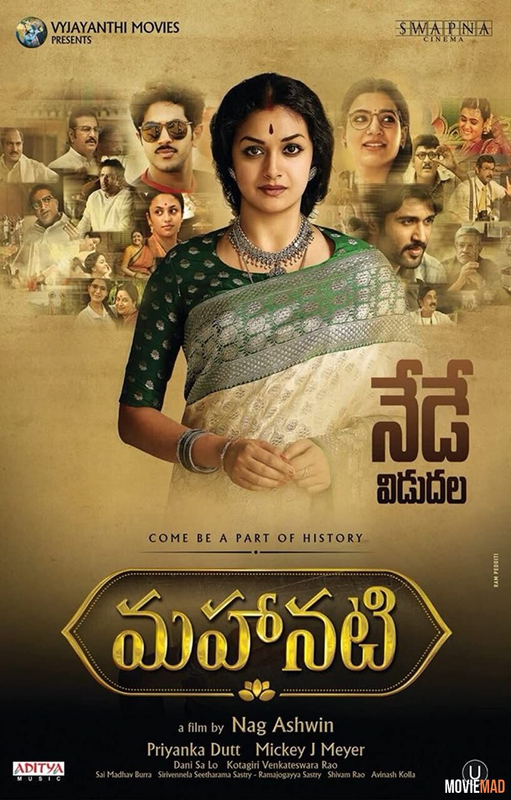 Mahanati 2018 UNCUT Hindi Dubbed ORG HDRip Full Movie 720p 480p