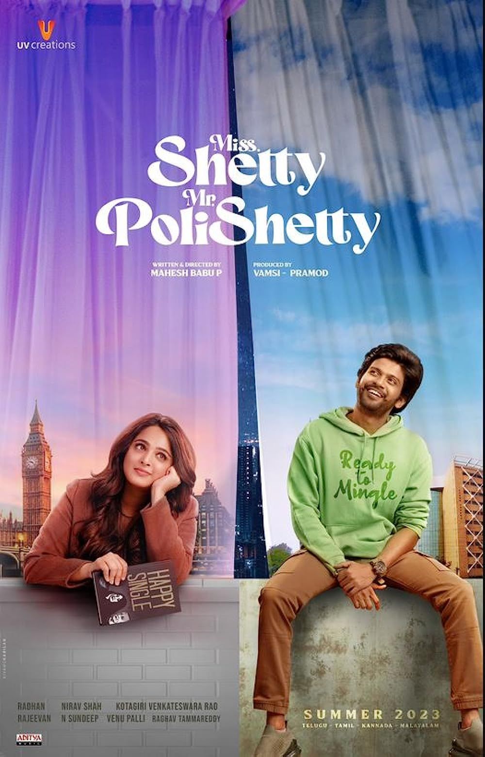 Miss Shetty Mr Polishetty (2023) Hindi Dubbed ORG HDRip Full Movie 720p 480p