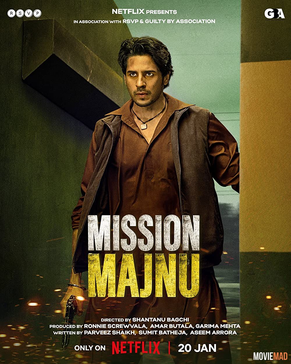 Mission Majnu (2023) Hindi ORG NF HDRip Full Movie 1080p 720p 480p