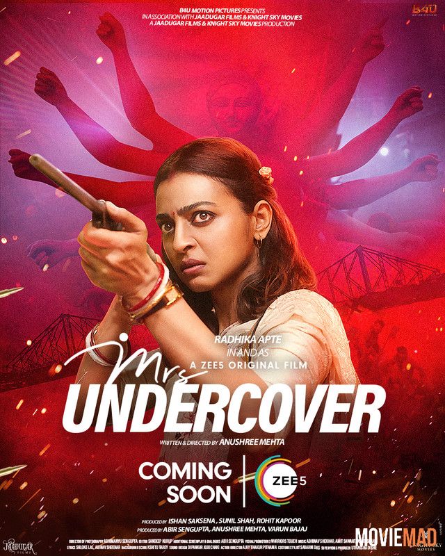 Mrs Undercover (2023) Hindi ORG HDRip ZEE5  Full Movie 1080p 720p 480p