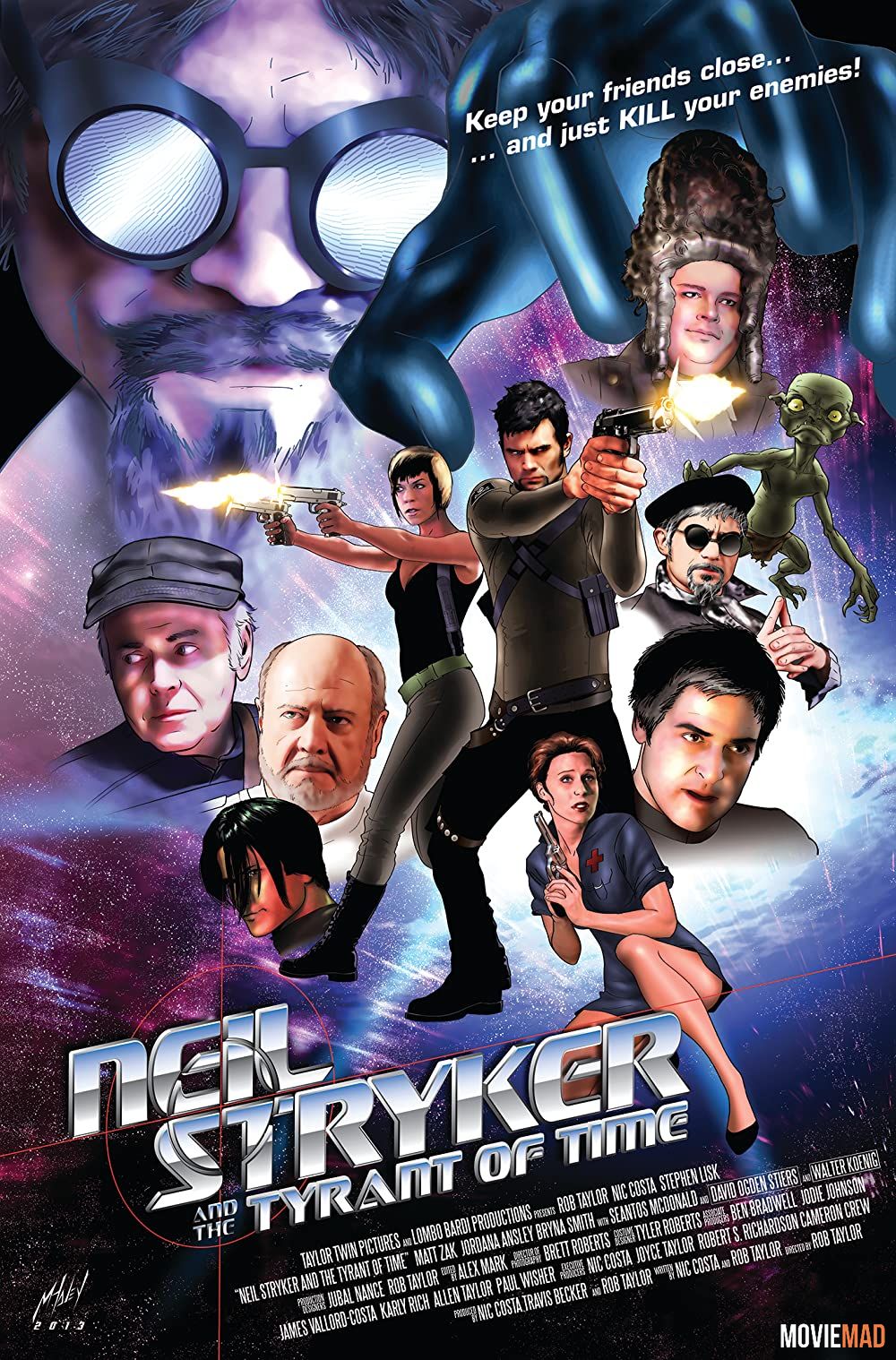 Neil Stryker and the Tyrant of Time (2017) Hindi Dubbed ORG HDRip Full Movie 720p 480p