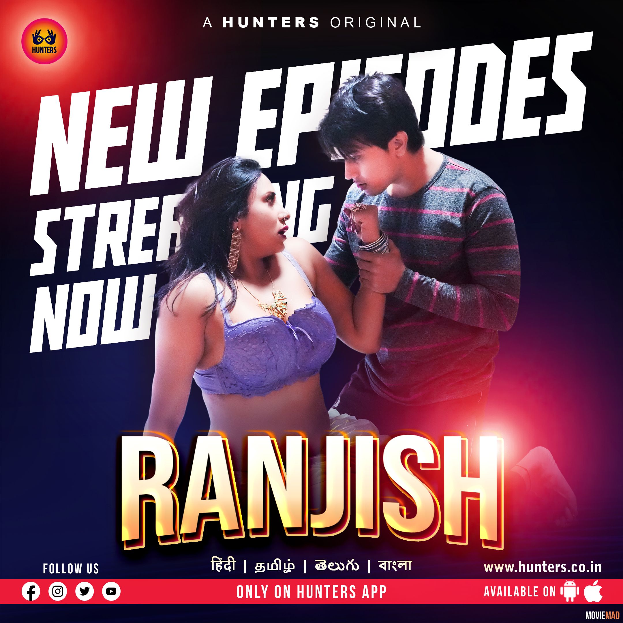 Ranjish S01E04 (2023) Hunters Hindi Web Series HDRip 1080p 720p 480p