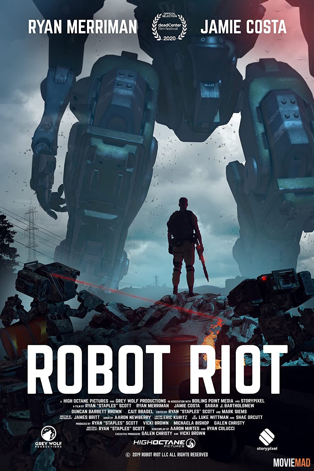 Robot Riot (2020) Hindi Dubbed ORG HDRip Full Movie 720p 480p