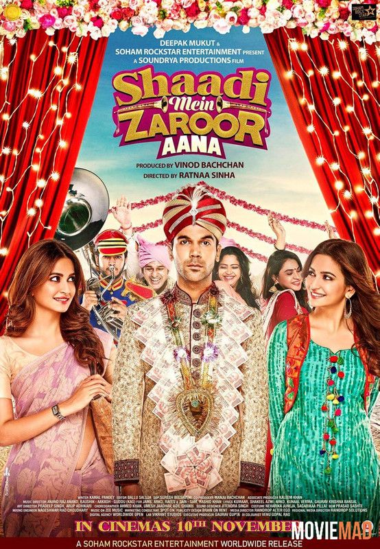 Shaadi Mein Zaroor Aana (2017) Hindi ORG HDRip Full Movie 720p 480p