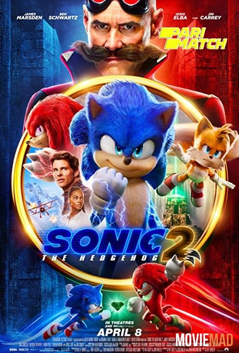 Sonic the Hedgehog 2 (2022) English CAMRip Full Movie 720p 480p