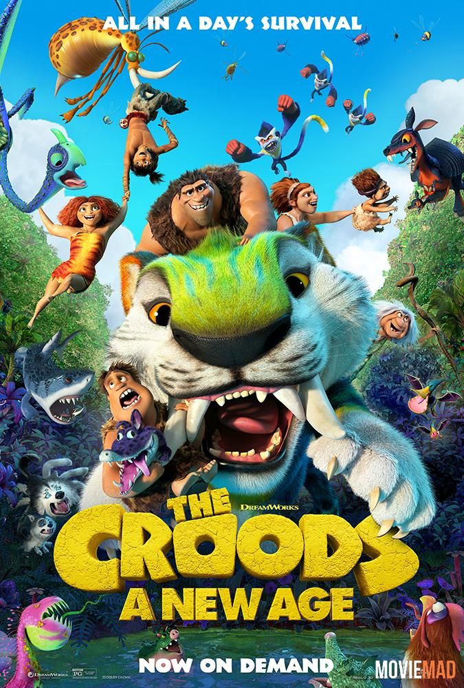 The Croods: A New Age 2020 BluRay Dual Audio Hindi ORG 720p 480p