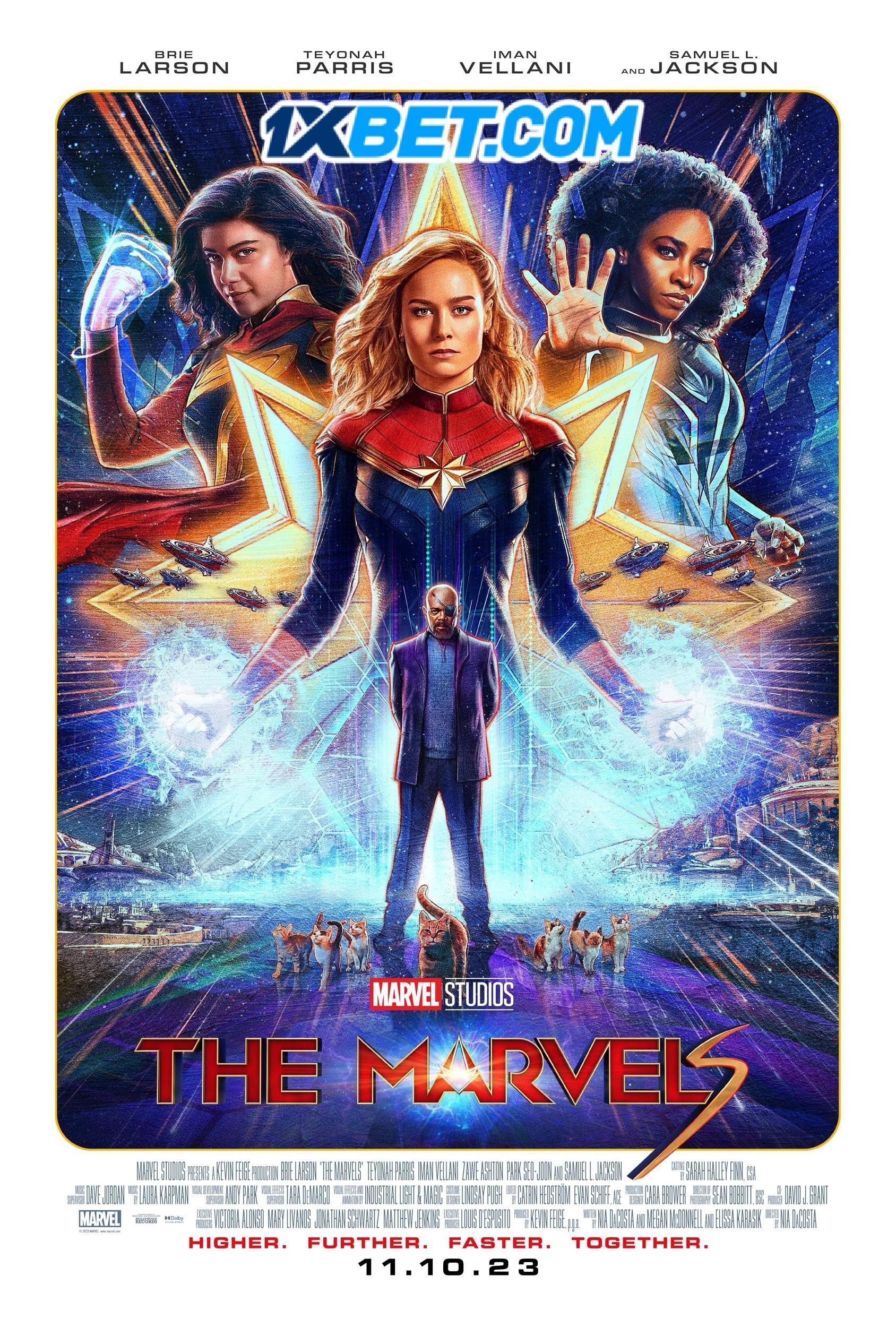 The Marvels (2023) English HDCAM Full Movie 720p 480p