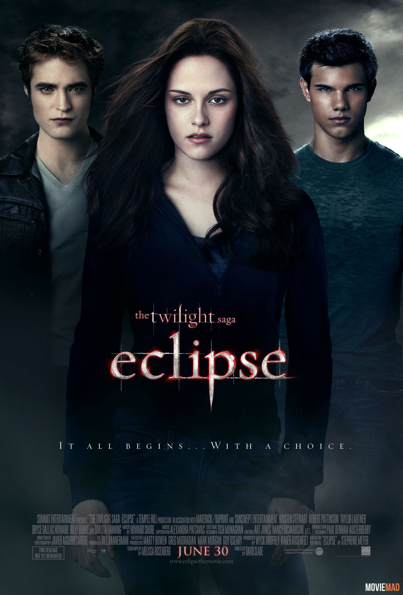 The Twilight Saga: Eclipse 2010 Hindi Dubbed BluRay Full Movie 720p 480p