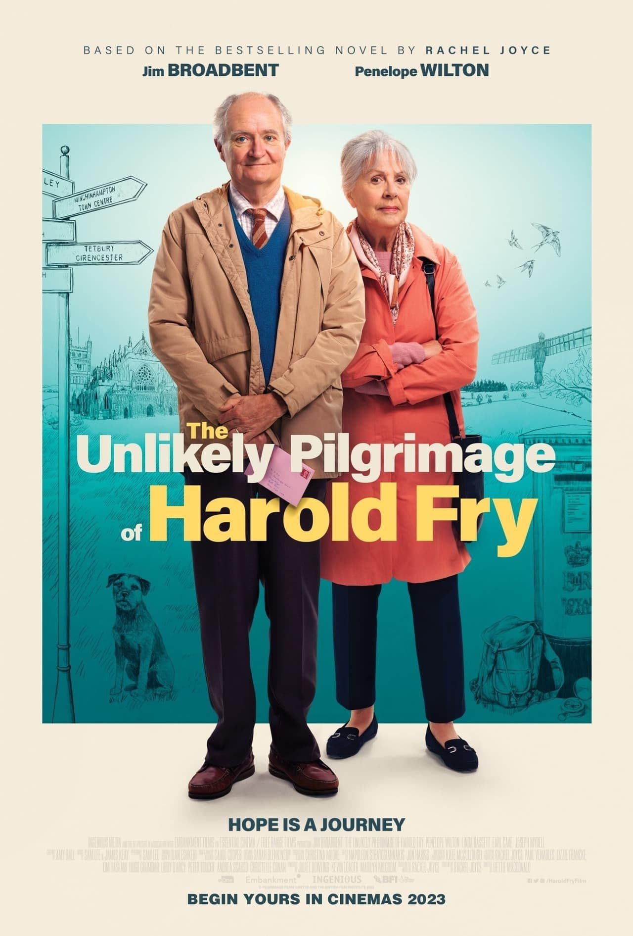 The Unlikely Pilgrimage of Harold Fry (2023) English ORG HDRip Full Movie 720p 480p