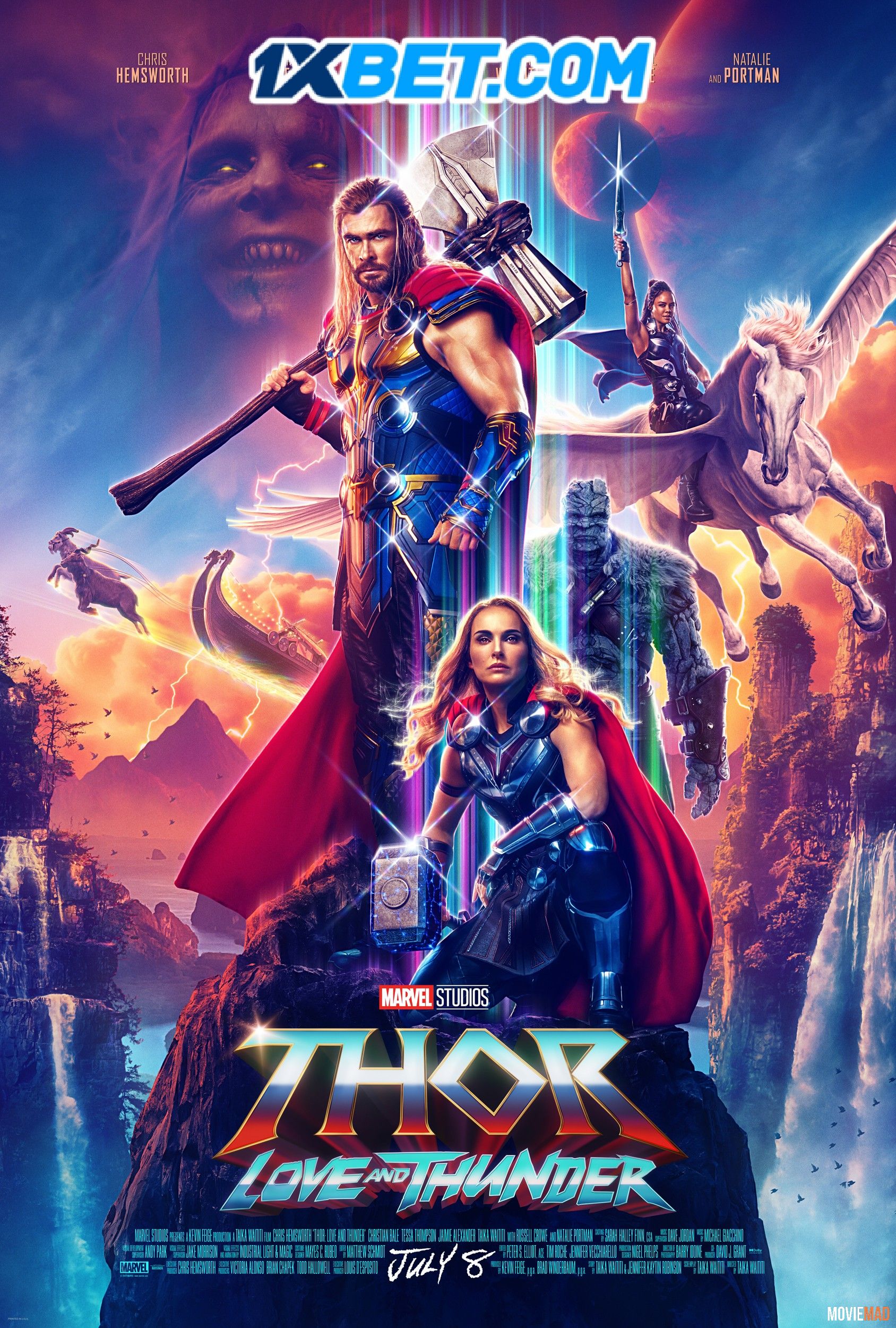 Thor Love and Thunder 2022 Tamil (Voice Over) Dubbed WEBRip Full Movie 720p 480p