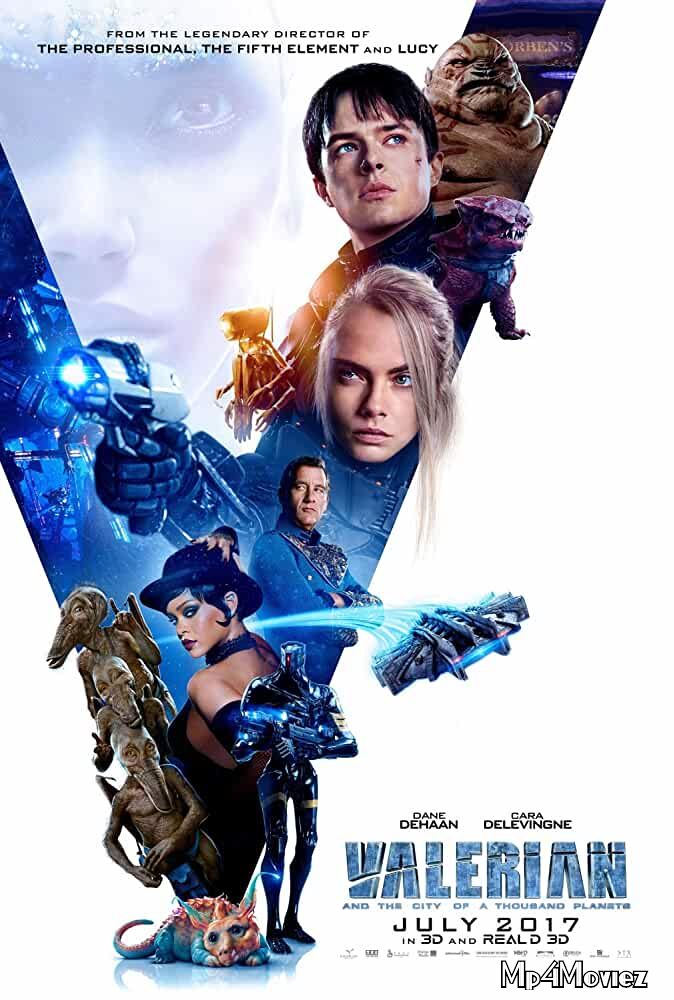 Valerian and the City of a Thousand Planets (2017) Hindi Dubbed BluRay 720p 480p