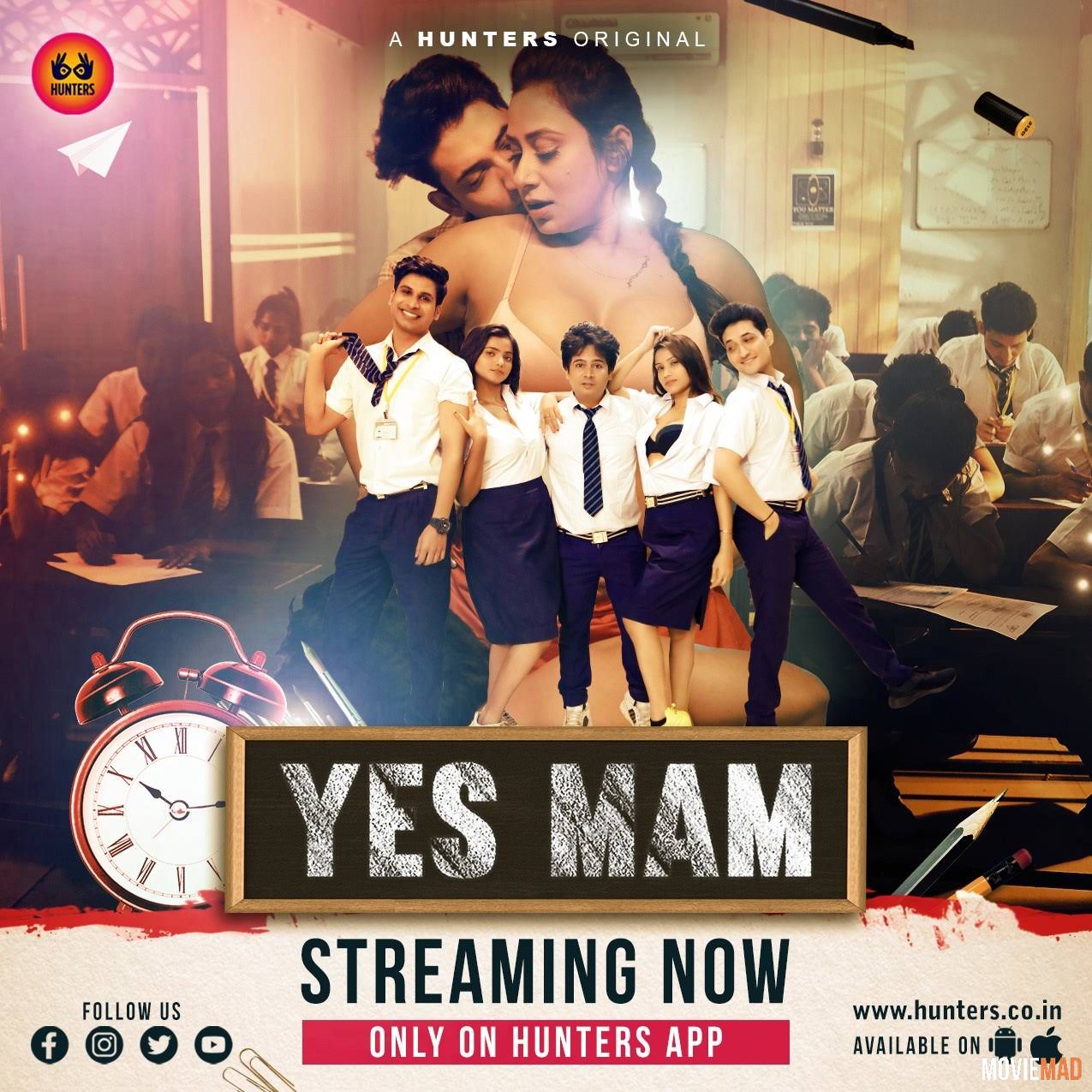 Yes Mam S01E01 (2023) Hunters Hindi Web Series HDRip 1080p 720p 480p